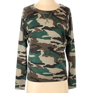 JCREW CAMO SWEATER